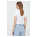 Tričko Tommy Jeans bílá barva, DW0DW17384