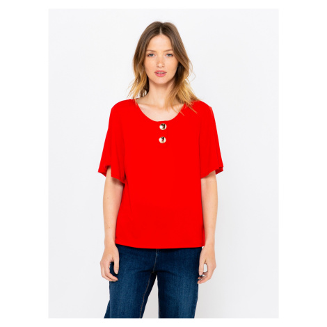 Červené tričko CAMAIEU - Dámské Camaïeu