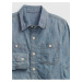 Modrá klučičí košile hambray carpenter shirt