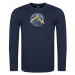 Loap Albert Pánské triko dlouhý rukáv CLM2071 Modrá