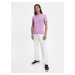 Světle fialové pánské tričko Calvin Klein Jeans