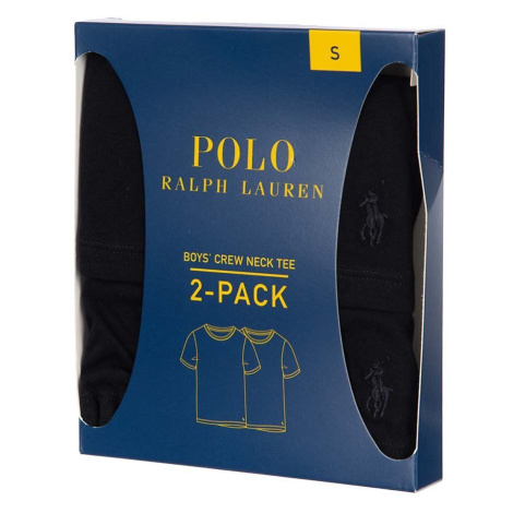 Pyžamo Polo Ralph Lauren 2-pack černá barva
