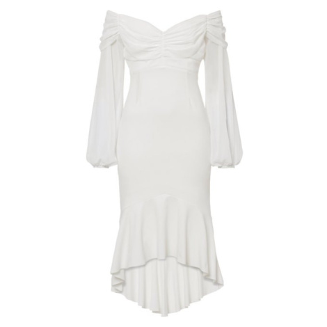 Bonprix BODYFLIRT elegantní šaty Barva: Bílá, Mezinárodní