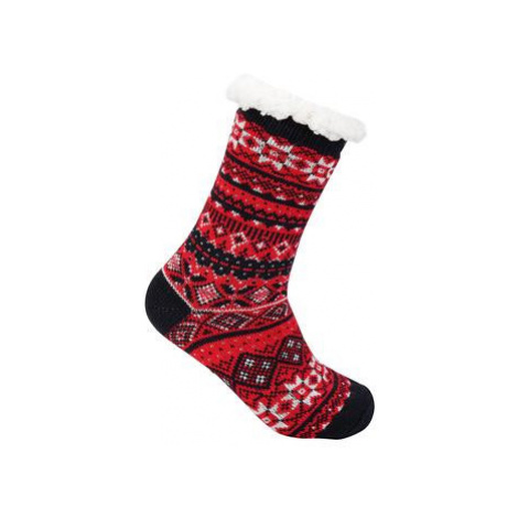 Silné teplné ponožky Alpine Pro SINNIR - červená