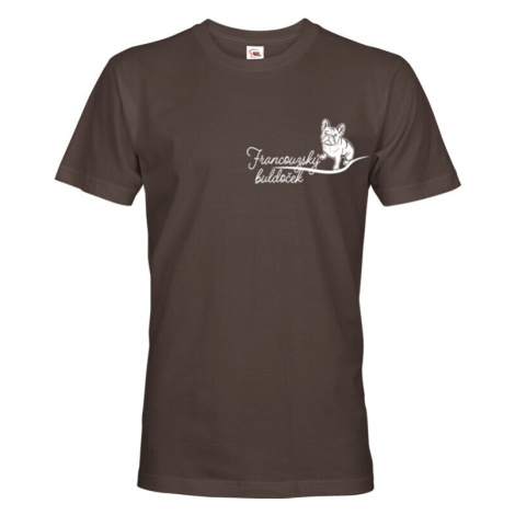 Pánské tričko pro milovníky psů - Francouzský buldoček BezvaTriko