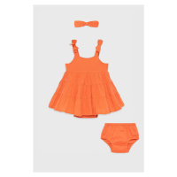 Dívčí šaty GAP oranžová barva, mini