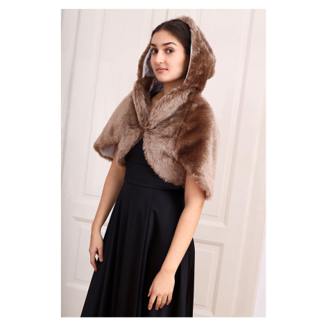 Hřejivé bolerko s kapucou