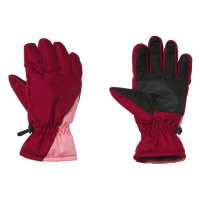 CRIVIT Dětské lyžařské rukavice (červená/růžová)