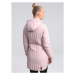 Loap JENINA Dámský kabát, růžová, velikost