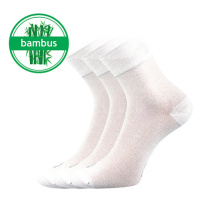 Bambusové ponožky Lonka - Demi, bílá Barva: Bílá