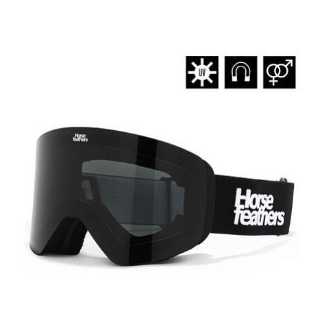 HORSEFEATHERS Snowboardové brýle Colt - black/smoke BLACK