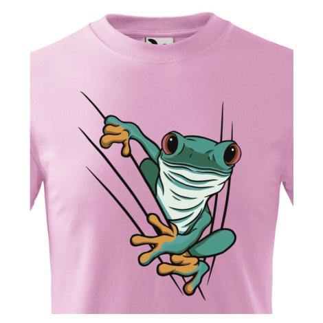 Vtipné a originální dětské tričko s potiskem žáby - tričko pro milovníky zvířat BezvaTriko