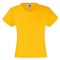 Dívčí základní bavlněné tričko Valueweight