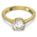 Swarovski Nádherný pozlacený prsten s krystaly Constella 5642619