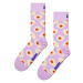 Ponožky Happy Socks Sunny Side Up Sock fialová barva
