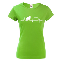 Dámské tričko k narozeninám - Bernský salašnický pes tep