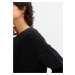 BONPRIX svetr s copánkovým vzorem Barva: Černá, Mezinárodní