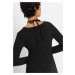 Bonprix BODYFLIRT šaty s ozdobným páskem Barva: Černá, Mezinárodní