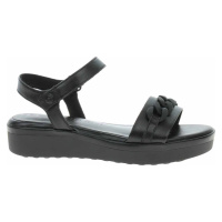 Tamaris Dámské sandály 1-28267-30 black leather Černá