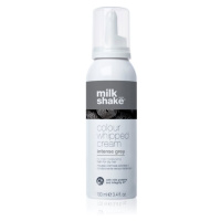 Milk Shake Colour Whipped Cream tónovací pěna pro všechny typy vlasů Intense gray 100 ml