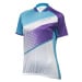 Dámský cyklistický dres Kellys Jody 016 - krátký rukáv Violet-Azure