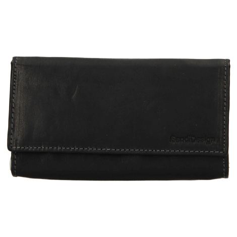 Dámská kožená peněženka SendiDesign Dinta - černá Sendi Design