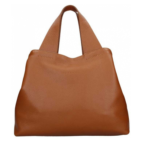 Dámská kožená kabelka Facebag Sofi - hnědá