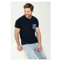 Volcano Man's T-shirt T-Simple M02123-S23 Navy Blue
