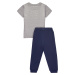 Chlapecké pyžamo - Winkiki WKB 01754, šedý melír/ tmavě modrá Barva: Světle šedý melír