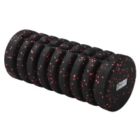 Crivit Fitness roller (černá/červená puntíkovaná)