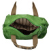 Cestovní dámská koženková kabelka Gita, zelená