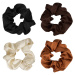 Brushworks Satin Scrunchies Natural gumičky do vlasů