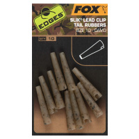 Fox převleky edges camo silk lead clip tail rubbers 10 ks velikost 10