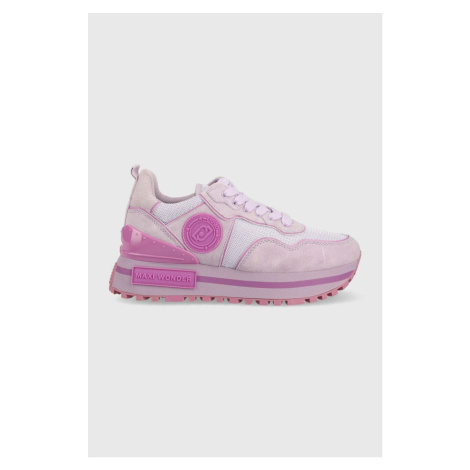 Sneakers boty Liu Jo WONDER 52 fialová barva, BA3085PX027S1203