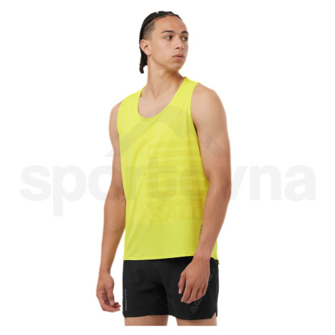 Salomon Sense Aero Singlet GFX M LC2189400 - sulphur spring/citronelle