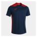 Joma Championship VI Short Sleeve T-Shirt Navy Red