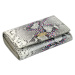Dámská kožená peněženka Patrizia SN-112 RFID šedá / fialová