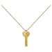 Pozlacený náhrdelník Lover Key gold