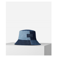 Klobouk karl lagerfeld klxav bucket hat denim modrá