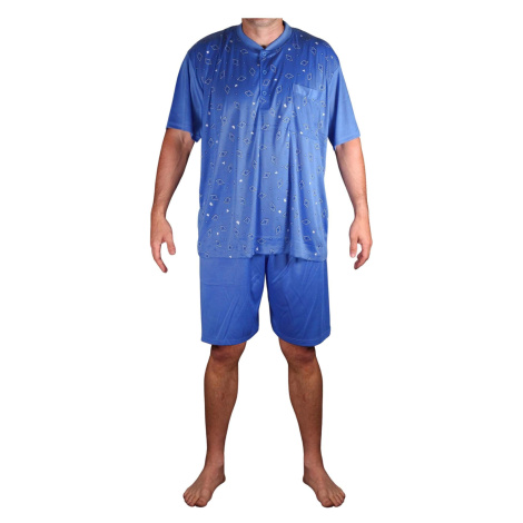 Matěj pánské pyžamo krátké V1614 modrá