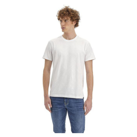 Tričko la martina man t-shirt s/s printed jersey bílá