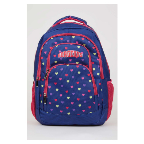 DEFACTO Girls Printed School Backpack