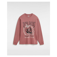 VANS Lucky Streak Long Sleeve T-shirt Men Pink, Size