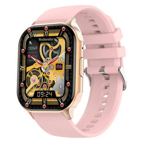 Wotchi AMOLED Smartwatch W26HK – Gold - Pink