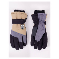 Yoclub Pánské zimní lyžařské rukavice REN-0302F-A150 Multicolour