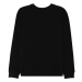 Calvin Klein Jeans Mikina 'EMBROIDERED' černá / bílá