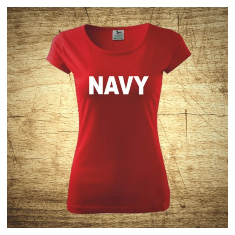 Dámske tričko s motívom Navy BezvaTriko