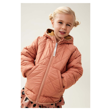 Dětská oboustranná bunda Liewood oranžová barva