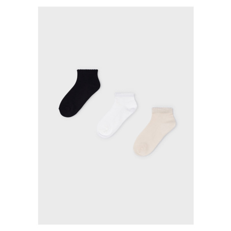 3 pack nízkých ponožek černé MINI Mayoral