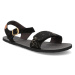 Barefoot sandály Tikki shoes - Vibe leather Liquid Gold černé